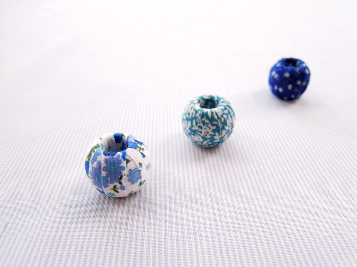 Tutorial : Fabric Covered Beads