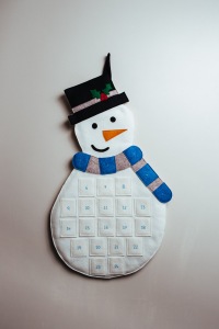 Snowman advent calendar
